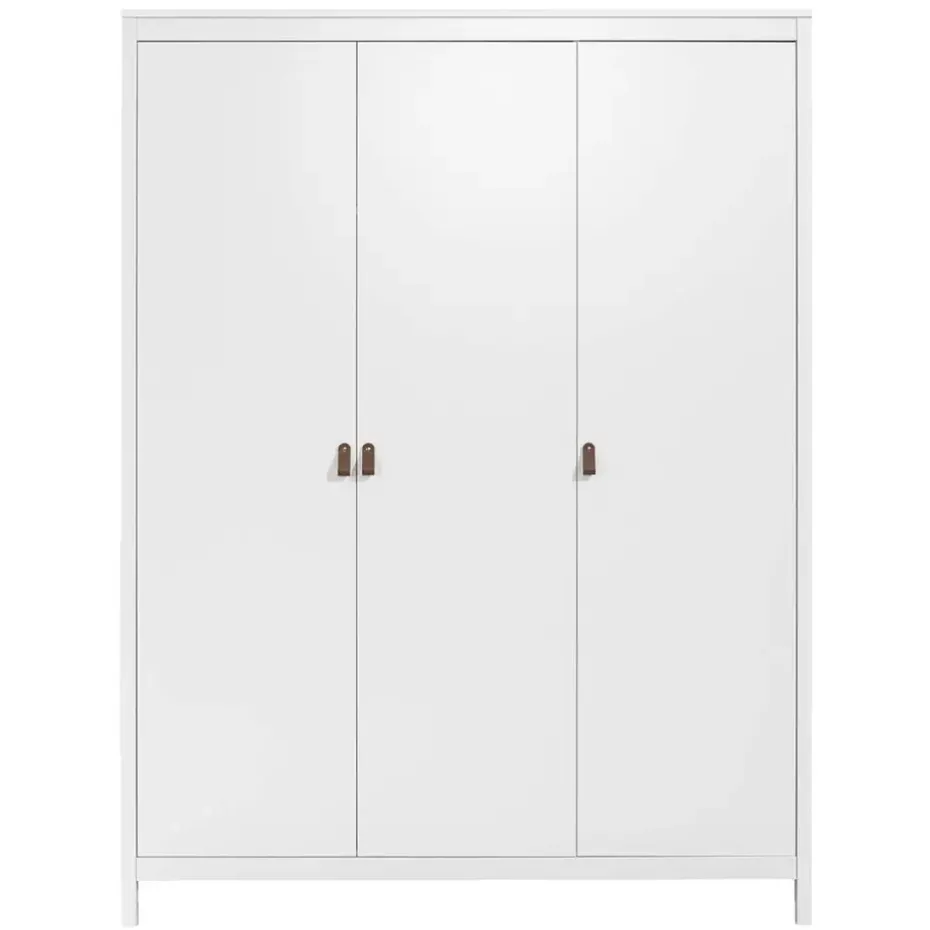 Kledingkast Madeira 3-deurs - wit - 199x150x58 cm