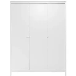 Kledingkast Madeira 3-deurs - wit - 199x150x58 cm