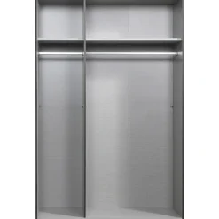 Kledingkast Milaan 3-deurs- grafiet - 208x135x58 cm