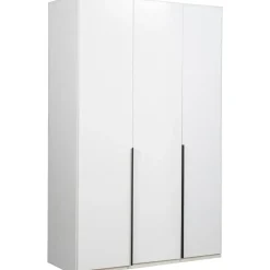 Kledingkast Milaan 3-deurs- wit - 208x135x58 cm