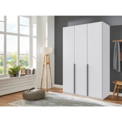 Kledingkast Milaan 3-deurs- wit - 208x135x58 cm