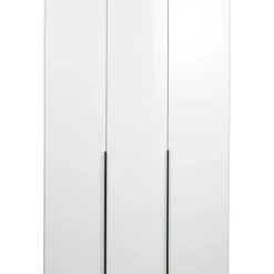 Kledingkast Milaan 3-deurs - wit - 236x135x58 cm