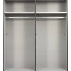 Kledingkast Milaan 4-deurs - wit - 236x180x58 cm