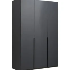 Kledingkast Milaan 3-deurs - grafiet - 236x135x58 cm