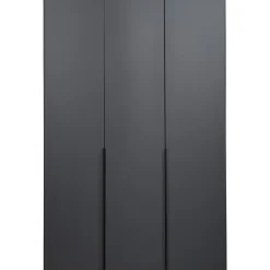 Kledingkast Milaan 3-deurs - grafiet - 236x135x58 cm