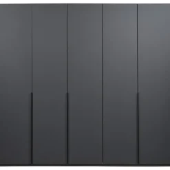 Kledingkast Milaan 5-deurs - grafiet - 236x225x58 cm