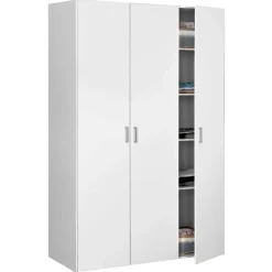 Kledingkast Space 3-deurs - wit - 175,4x115,8x49,5 cm
