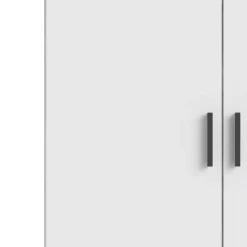 Kledingkast Sprint 2-deurs - wit - 200x98,5x50 cm