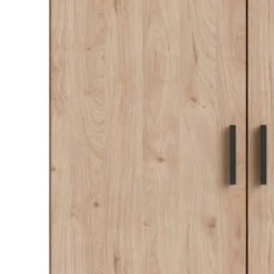 Kledingkast Sprint 2-deurs - eikenkleur - 200x98,5x50 cm