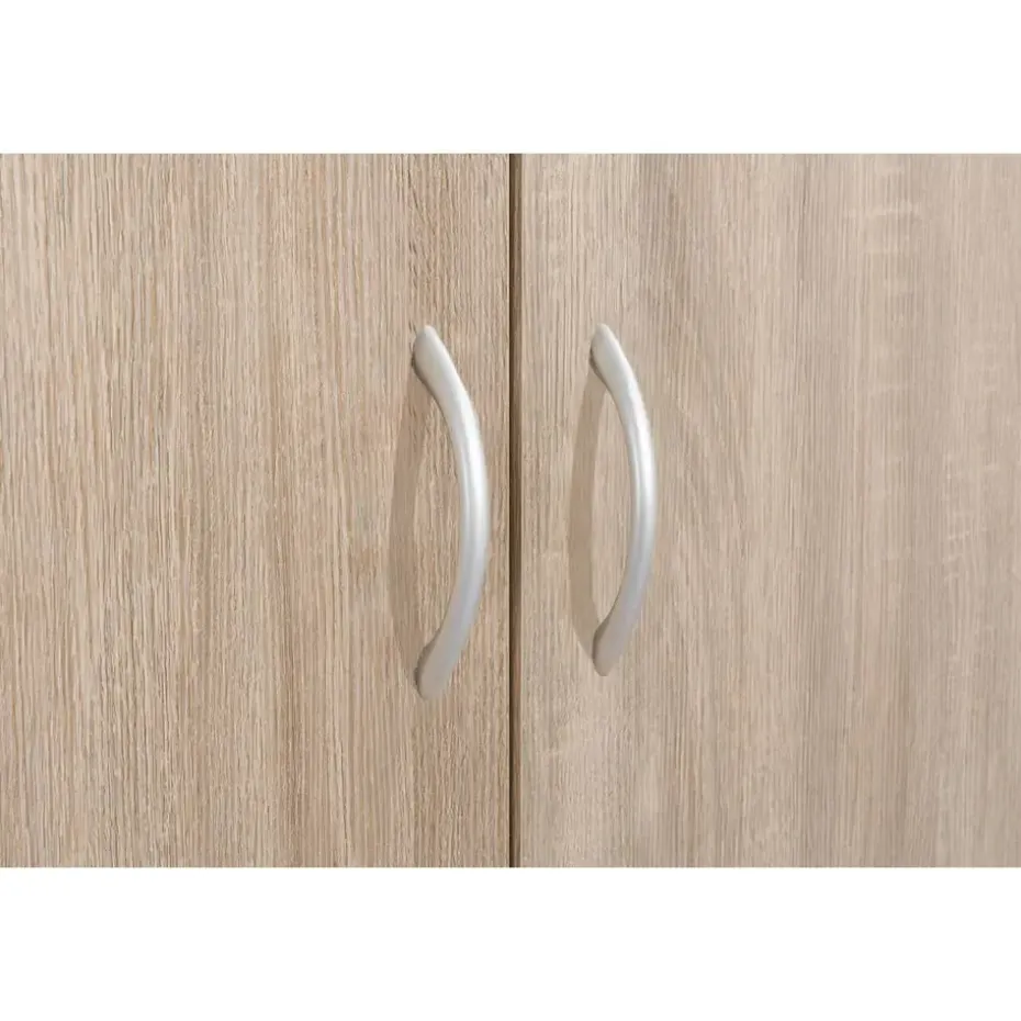 Kledingkast Varia 2-deurs - licht eiken - 175x97x50 cm