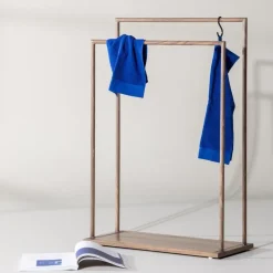 Kledingrek Bruin Metaal - 70x30x100cm - Alva