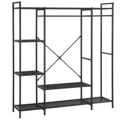 Kledingrek Marek - 160x40x171cm - zwart metaal