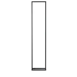 Kledingrek Zwart - Metaal - 40x30x190cm - Stella