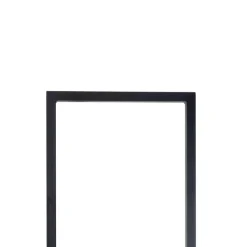 Kledingrek Zwart - Metaal - 40x30x190cm - Stella