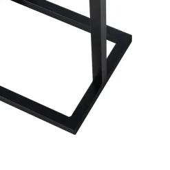 Kledingrek Zwart - Metaal - 40x30x190cm - Stella