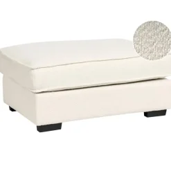 KOLDING - Ottomaan - Lichtbeige - Bouclé