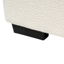 KOLDING - Ottomaan - Lichtbeige - Bouclé