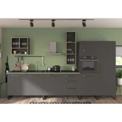 Kolomkast Wade met ruimte voor oven - antraciet