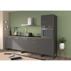 Kolomkast Wade met ruimte voor oven - antraciet