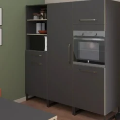Kolomkast Wade met ruimte voor oven - antraciet