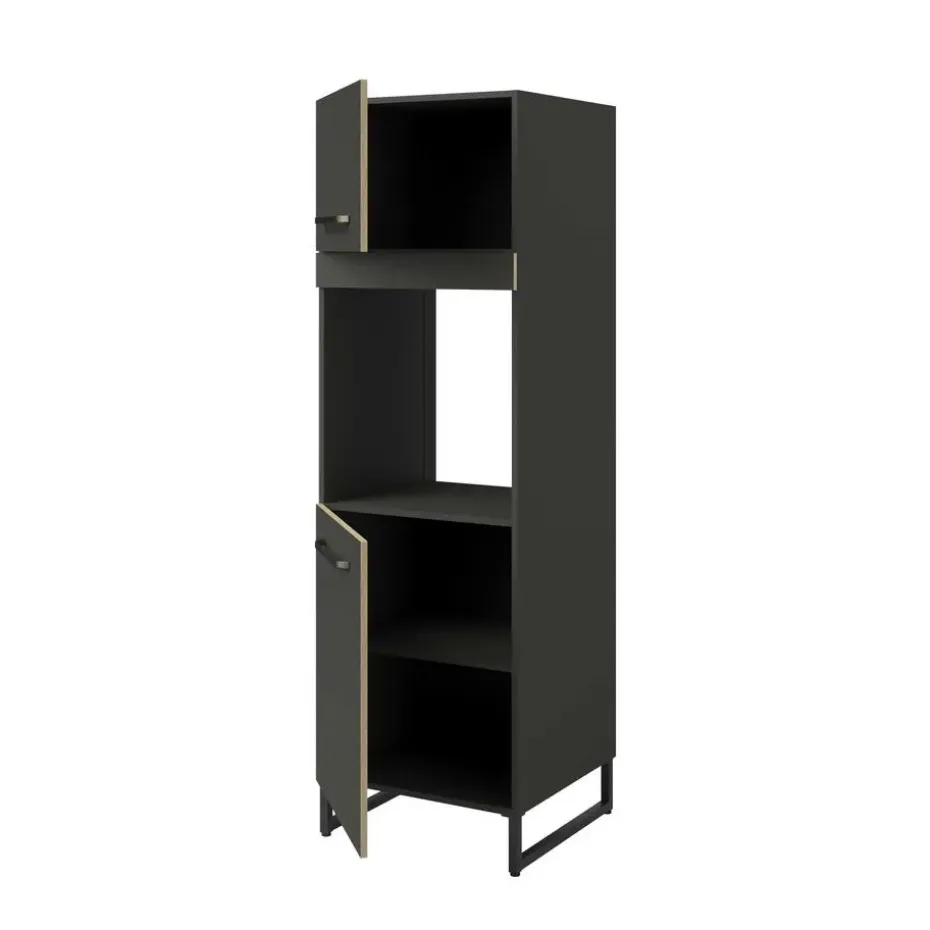 Kolomkast Wade met ruimte voor oven - antraciet