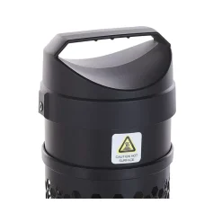 KRAKATOA - Terrasverwarmer - Zwart - Aluminium