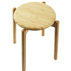 Krukje Kool - Ø32x45cm - bamboehout