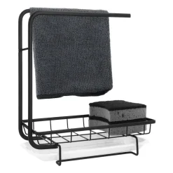 Krumble Aanrecht organizer - Metaal - Zwart