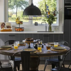 Krumble Placemat geweven rond - 30 cm