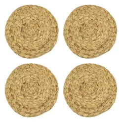 Krumble Placemat geweven rond - 30 cm - set van 4