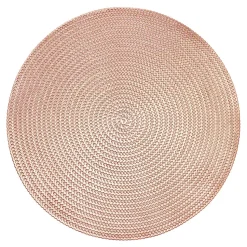 Krumble Placemat rond - PVC - Rosegoud