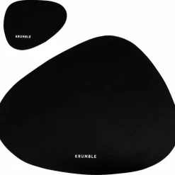 Krumble Placemat set design - 6 stuks - Zwart