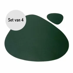 Krumble Placemat set design - 4 stuks - Groen