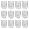 Krumble Waterglas vintage - 260 ml - Set van 12