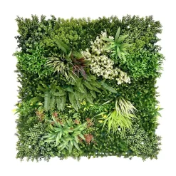 Kunsthaag wandpaneel - Mix blad C - 100x100 cm