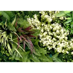 Kunsthaag wandpaneel - Mix blad C - 100x100 cm