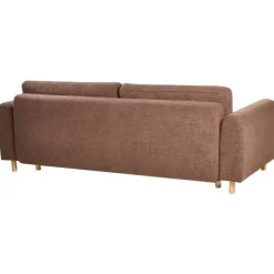 KVAM - Slaapbank 3-zits opbergruimte - Bruin - Bouclé