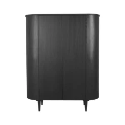 LABEL51 Bergkast Oliva - Zwart - Eiken - 125 cm