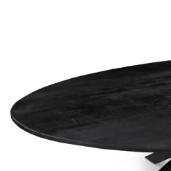 LABEL51 Eettafel James Ovaal Zwart 210cm