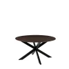 LABEL51 Eettafel Otis Espresso Mangohout Ø140cm