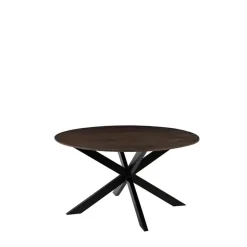 LABEL51 Eettafel Otis Espresso Mangohout Ø140cm