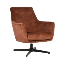 LABEL51 Fauteuil Toby Rust Velours