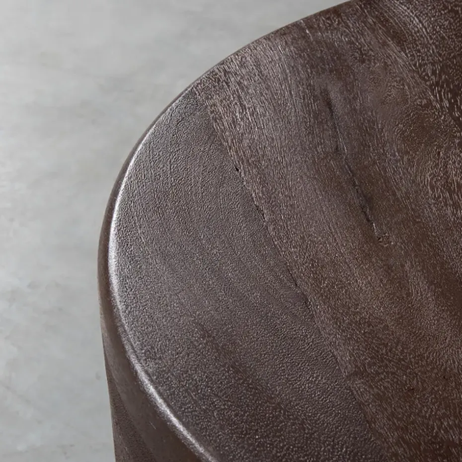 LABEL51 Salontafel Milly - Espresso - Mangohout - 50 cm