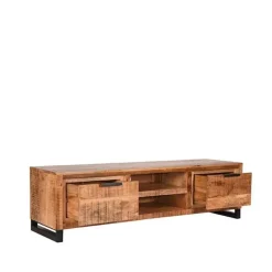 LABEL51 Tv-meubel Glasgow - Rough - Mangohout - 160 cm