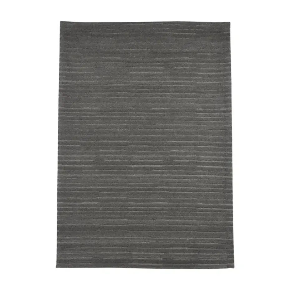 LABEL51 Vloerkleden Luxy - Antraciet - Wol - 200x300 cm