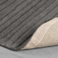 LABEL51 Vloerkleden Luxy - Antraciet - Wol - 200x300 cm