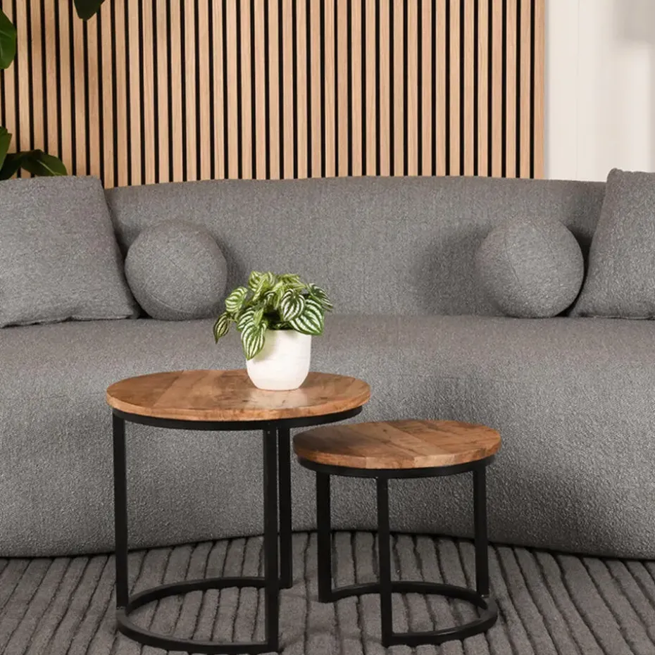 LABEL51 Vloerkleden Luxy - Antraciet - Wol - 200x300 cm