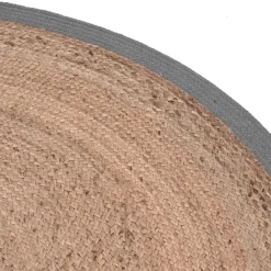 LABEL51 Vloerkleed Jute - Grijs - Jute - 90cm