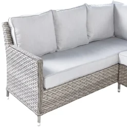 LACONA - Loungeset 9-zits - Grijs - Kunstrotan