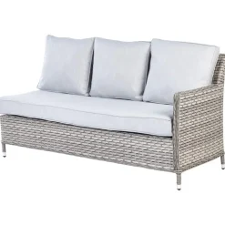 LACONA - Loungeset 9-zits - Grijs - Kunstrotan